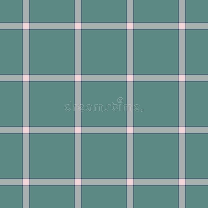 Sömlöst plommonmönster med lugnande estetiskt utseende. Grön bakgrund med rutnät perfekt för bakgrunder, textilier eller grafik royaltyfri illustrationer