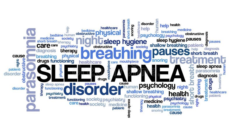 Sleep apnea concepts word cloud sign. Sleep disorder keywords graphics. Sleep apnea concepts word cloud sign. Sleep disorder keywords graphics