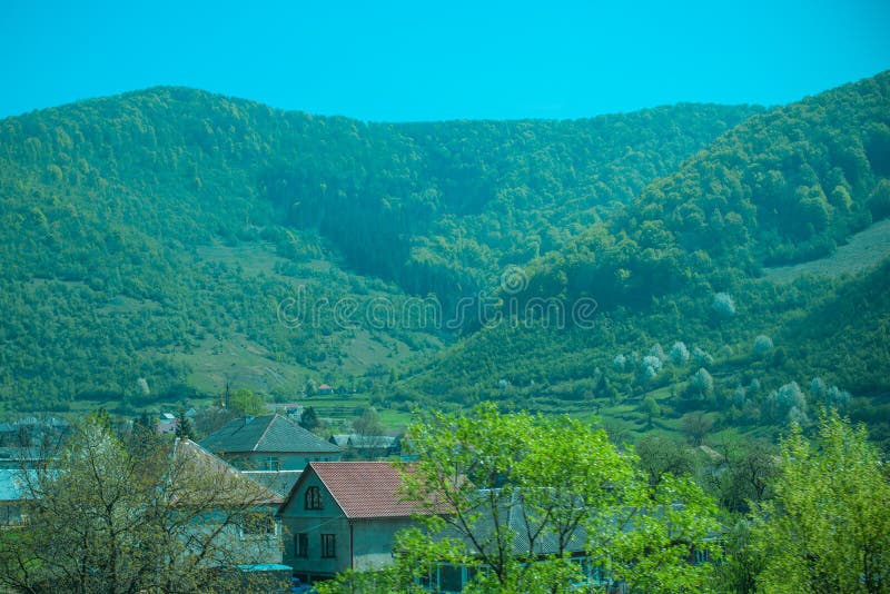 Söt landskapsturism royaltyfria foton