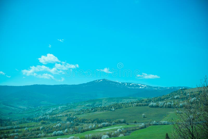 Söt landskapsturism arkivbild