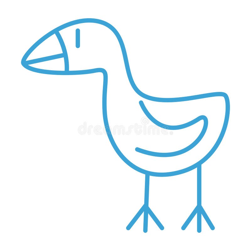 Söt liten fågel. Småbabykyckling, enkelt, hederligt husdjur. lustig hönspest i profil. vektor illustrationer