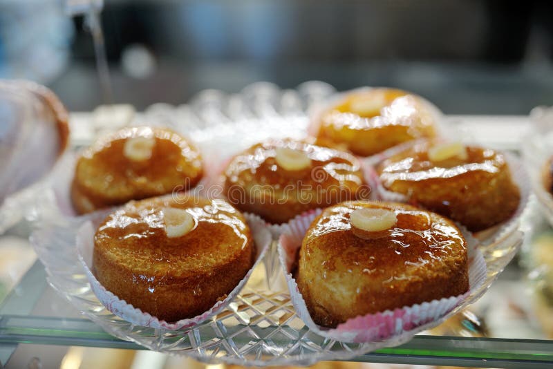 Sweet delicious neapolitan pastries baba. Sweet delicious neapolitan pastries baba