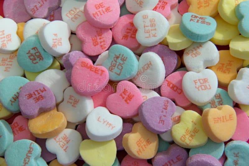 Süßigkeits-Herz-Valentinsgruß-Süßigkeit
