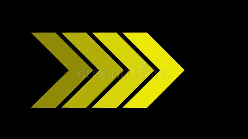 Săgețile concept de pictogramă săgeată semnează cu săgeata de la stânga la dreapta concept de animare cu buclă săgeată la stânga c stock illustration