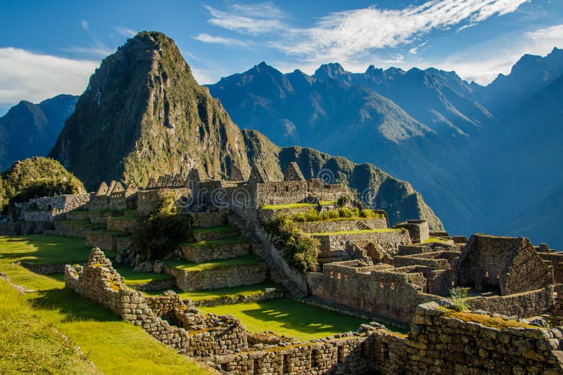 Sławny Mach Picchu rujnuje, blisko Cuzco, Peru