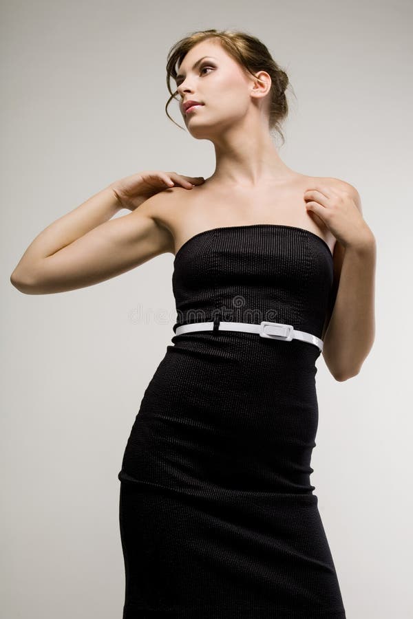 Słodki moda model zdjęcia royalty free