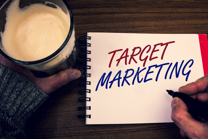Słowa writing teksta celu marketing Biznesowy pojęcie dla Targowej członowości widowni Celuje klienta wybór Formułuje notepad h zdjęcie stock Słowa writing teksta celu marketing Biznesowy pojęcie dla Targowej członowości widowni Celuje klienta wybór Formułuje notepad h zdjęcie stock