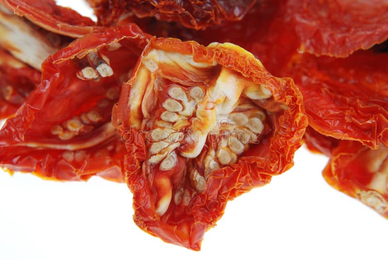 Suszone Pomidory na Słońcu fotografia stock