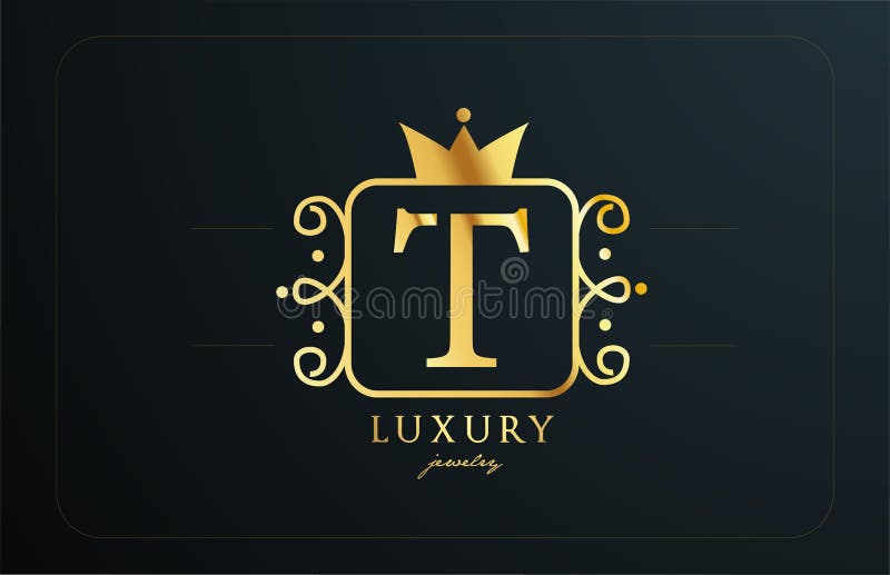 ícone Do Logotipo Da Letra Do Alfabeto Jewelry Gold H. Design Criativo Com  a Coroa-rei Para Empresas De Luxo E Empresas Ilustração do Vetor -  Ilustração de fresco, alfabeto: 200914124