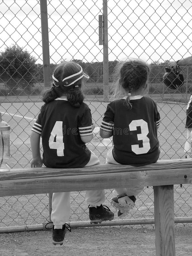 Tball girls 2 stock photo. Image of friends, teeball 1073630