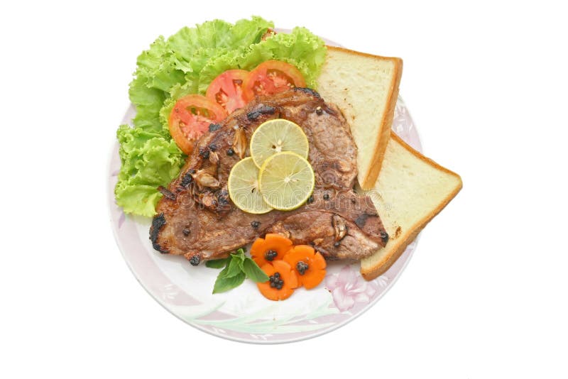 T Bone Pepper Steak stock photo. Image of portion, mace 16411912