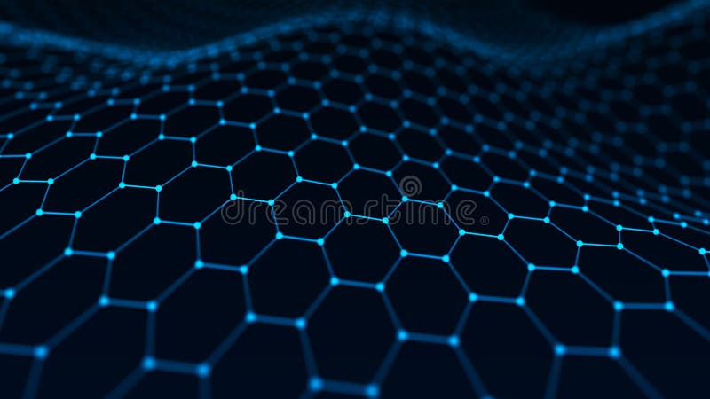 t?o abstrakcyjna technologii sztuczna inteligencja Futurystyczny sze?ciok?t perspektywy t?o ?wiadczenia 3 d royalty ilustracja t?o abstrakcyjna technologii sztuczna inteligencja Futurystyczny sze?ciok?t perspektywy t?o ?wiadczenia 3 d royalty ilustracja