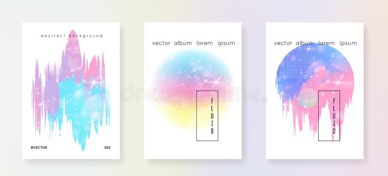 T? o holograficzny Princess gradient Kawaii jednoro? ec hologr royalty ilustracja