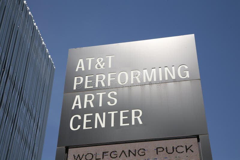 AT&T Performing Arts Center Sign royalty free stock photography AT&T Performing Arts Center Sign royalty free stock photography