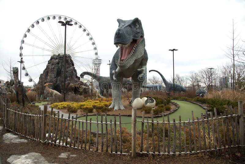 T-Rex with baby in eggs