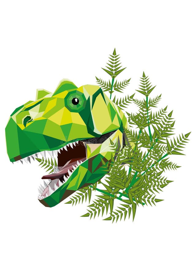 dinosaur with triangle head