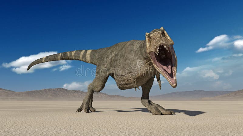 T-Rex Dinosaur, Tyrannosaurus Rex Reptile Running, Prehistoric Jurassic  Animal Isolated on White Background, 3D Rendering Stock Illustration -  Illustration of ancient, dinosaurus: 143823981