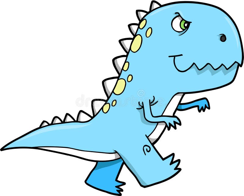 Dinosaur T Rex Vector Hd Images, Baby T Rex Walking Into The Jungle,  Cartoon, Illustration, Mascot PNG Image For Free Download