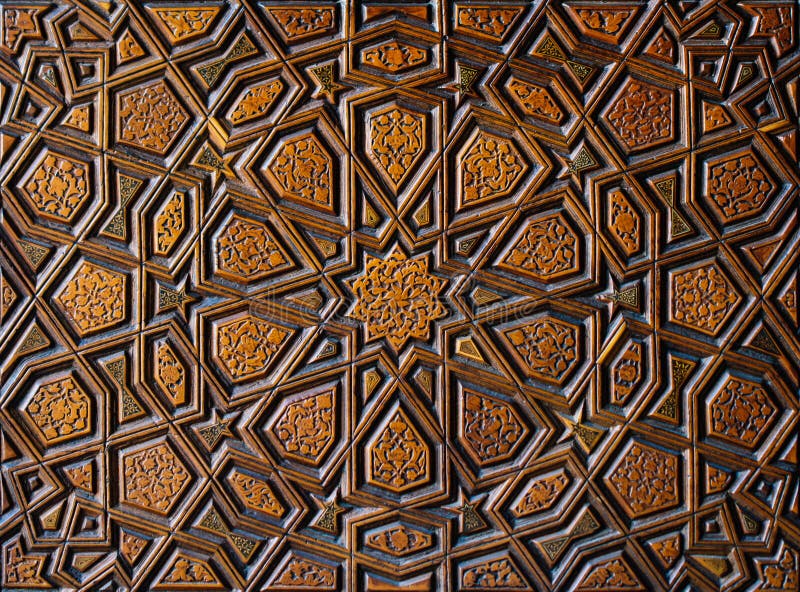 T?rkische Kunst der Osmane mit geometrischen Mustern