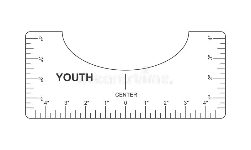 Transparent T-Shirt Ruler Guide Alignment Tool – Bradshaw Blanks