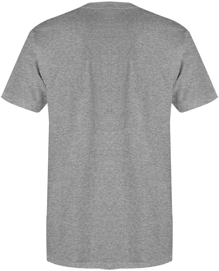 Download Blank T Shirt Front View Heather Grey Color Isolated On White Background Ready For Mock Up Template Stock Image Image Of Long Textile 139807477