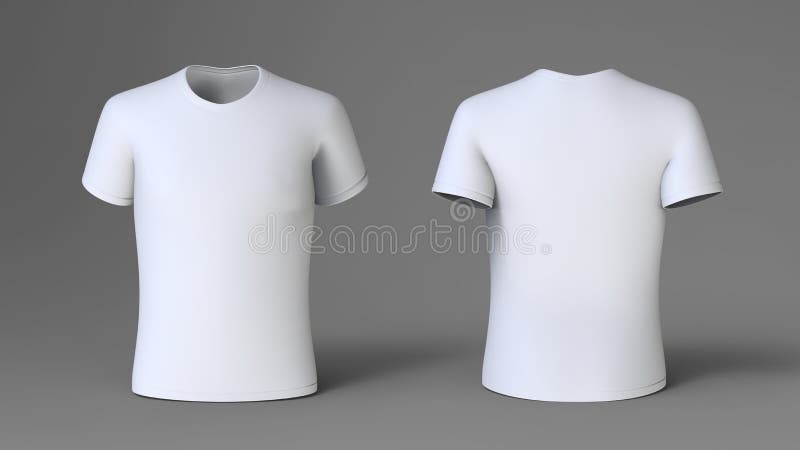 T-shirt blanc illustration stock T-shirt blanc illustration stock