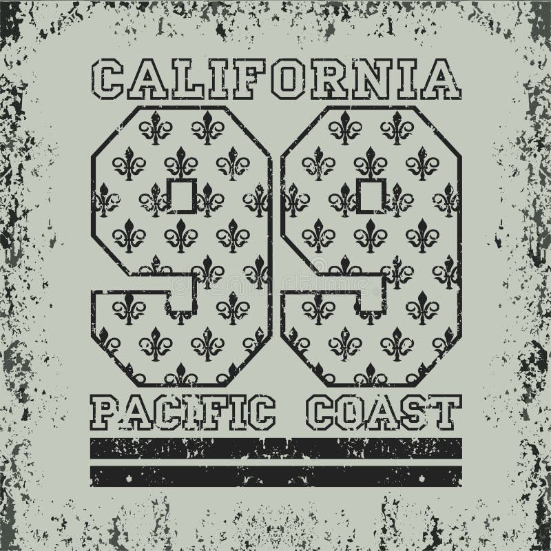 Floral California Baseball Tee (Black Design) Floral California Baseball Tee (Black Design)