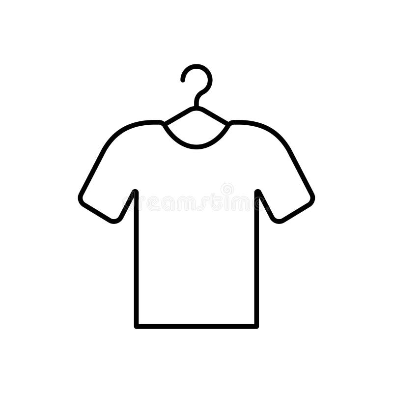 Shirt Hanger Outline Stock Illustrations – 4,777 Shirt Hanger Outline ...