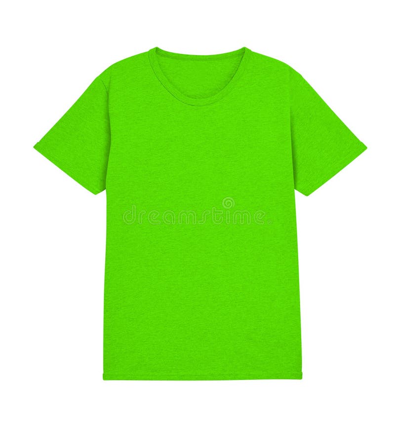 Tshirt isolated green stock photo. Image of wear 134964070