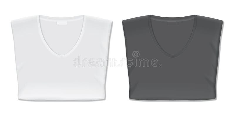 Download T-shirt. It`s Easy To Change Colors. Mock Up. Stock Vector ...