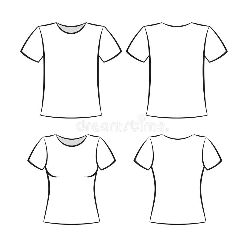 Download T-Shirt Schablone vektor abbildung. Illustration von ...