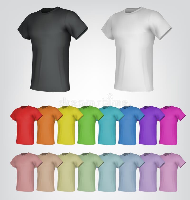 T-Shirt Schablonen vektor abbildung T-Shirt Schablonen vektor abbildung