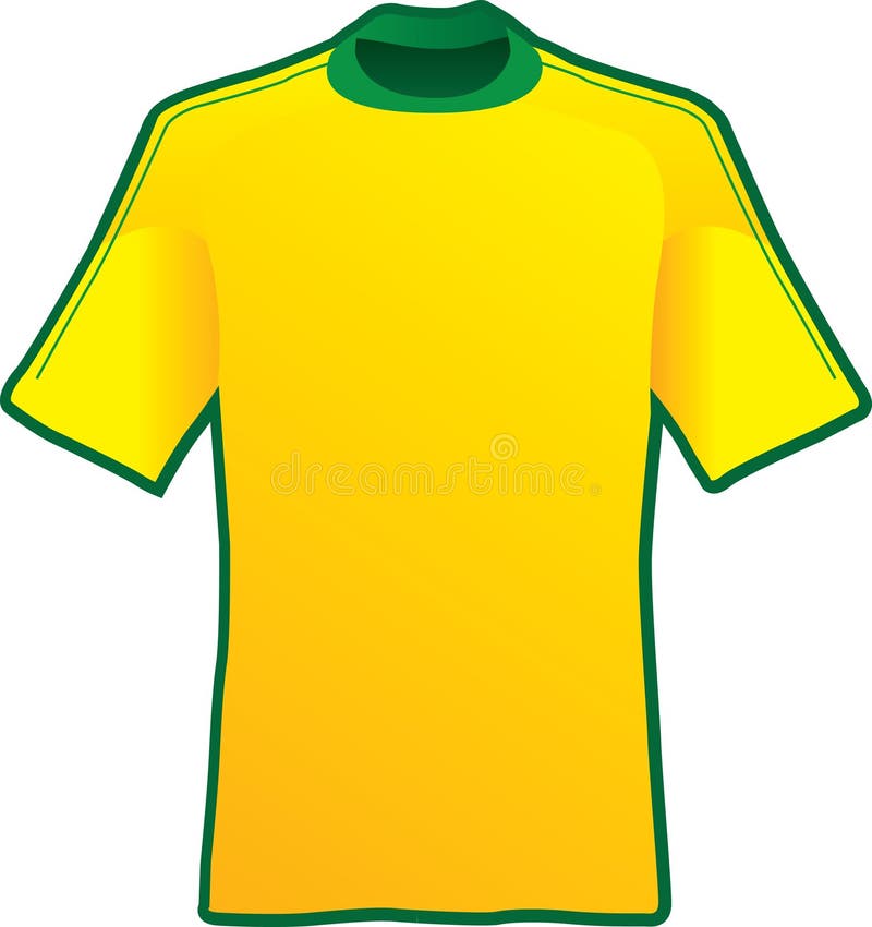 Brazilian League Clubs Jerseys Stock Vector