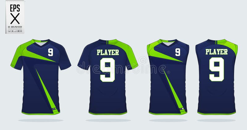 T-Shirt Sport-Designschablone für Fußballtrikot, Fußballausrüstung und Trägershirt für Basketballtrikot Uniform in der Front und lizenzfreie abbildung T-Shirt Sport-Designschablone für Fußballtrikot, Fußballausrüstung und Trägershirt für Basketballtrikot Uniform in der Front und lizenzfreie abbildung