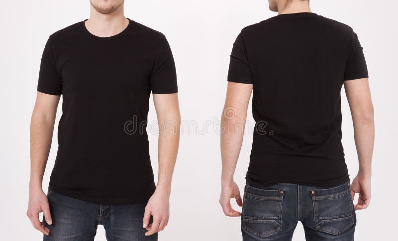 t shirt front back