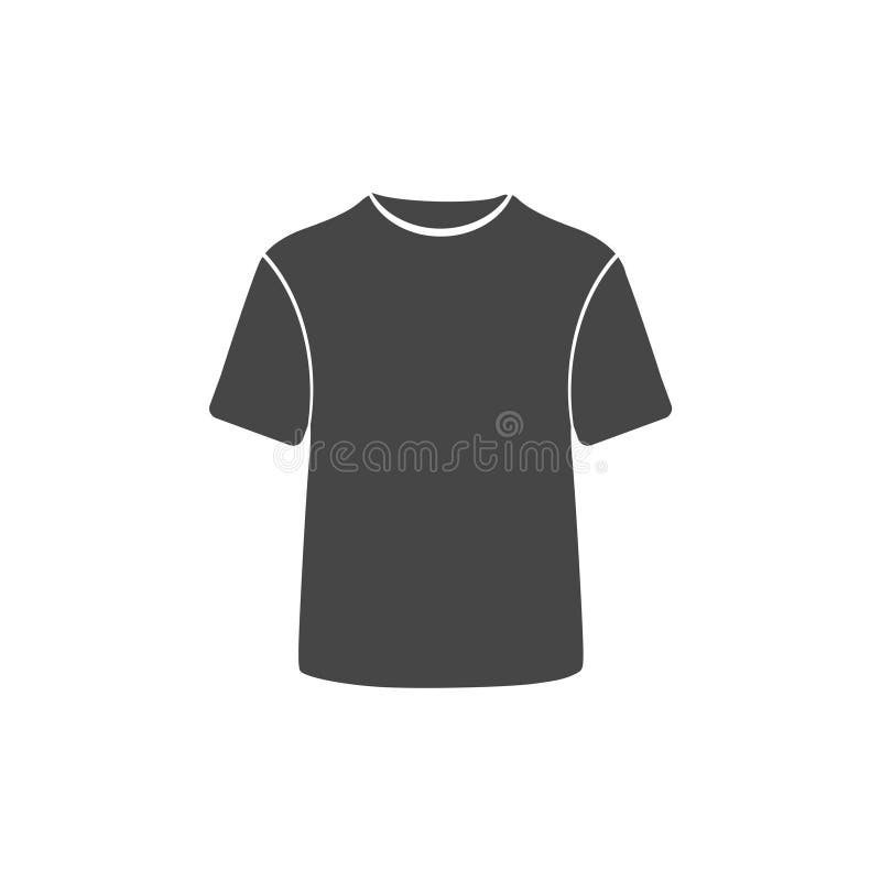 T-shirt Vector Icon, Vector Blank Tshirt Icon Symbol Stock Illustration ...