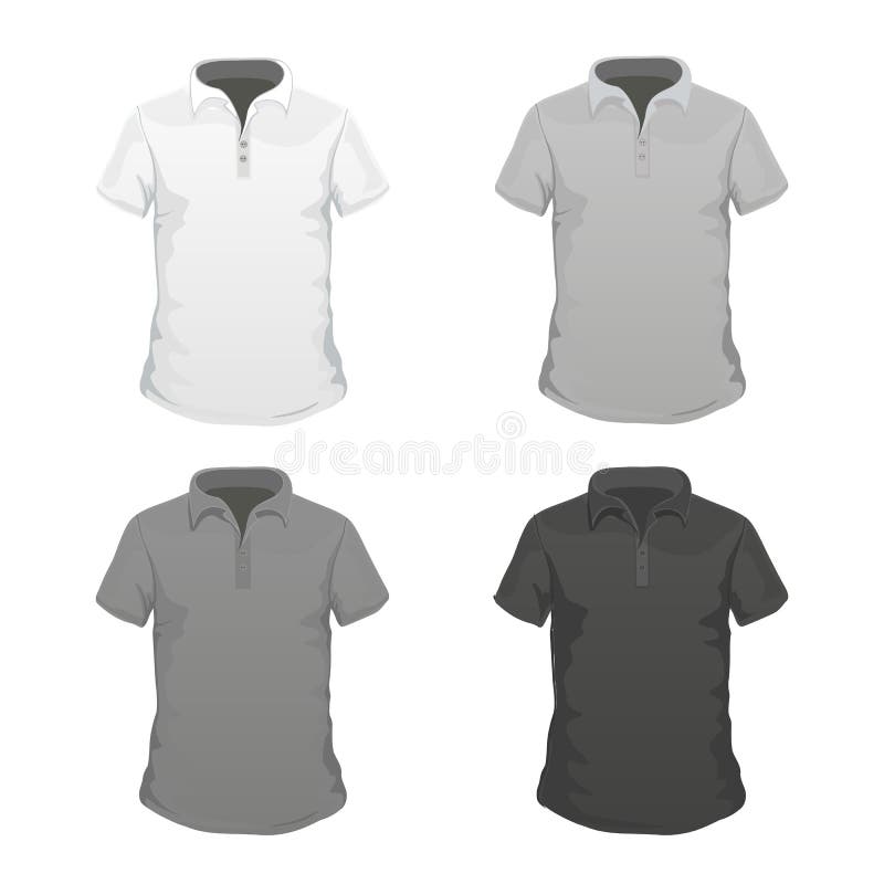 T-shirtmalplaatjes vector illustratie T-shirtmalplaatjes vector illustratie