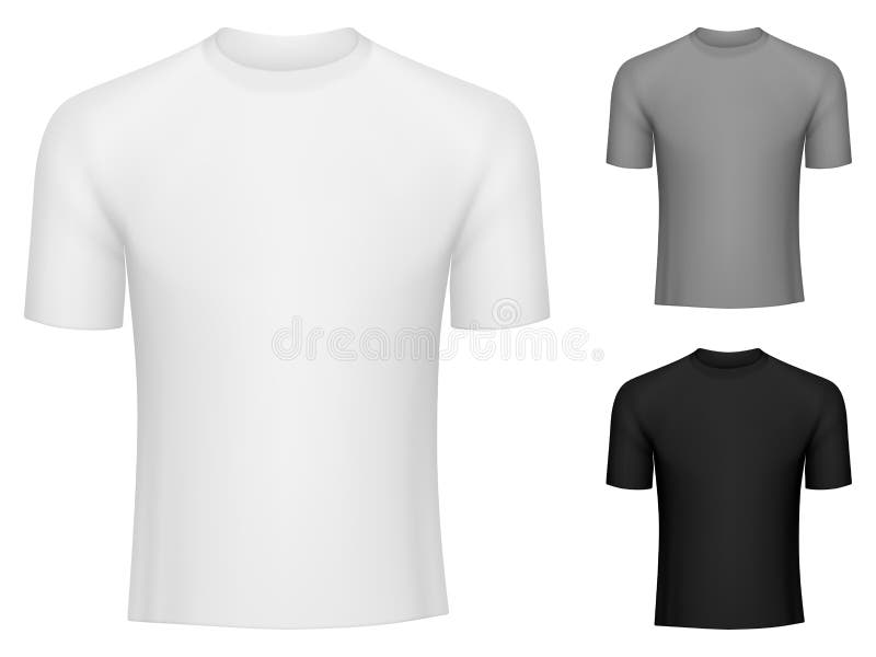 V-Neck T-shirts stock vector. Illustration of ringed, black - 4270680