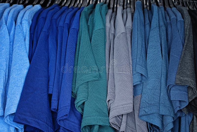 Cotton t-shirts stock image. Image of clothes, tshirt - 16002507