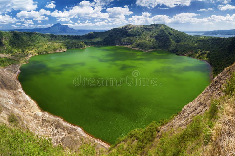 Taal-Vulkan, Manila, Philippinen stockbilder Taal-Vulkan, Manila, Philippinen stockbilder