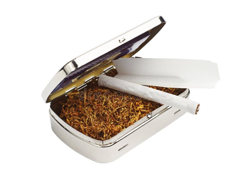 Tabatière, Tabac Et Cigarettes Image stock Image du plaisir, fermer