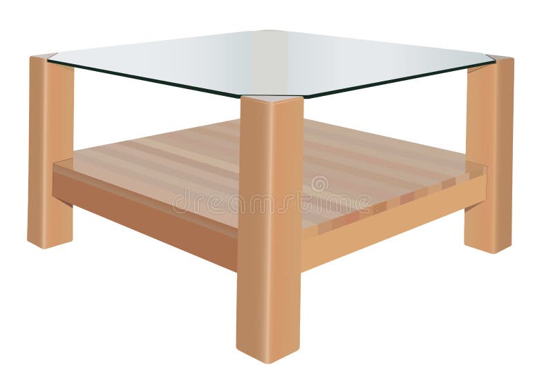 Mesa de centro ilustração do vetor