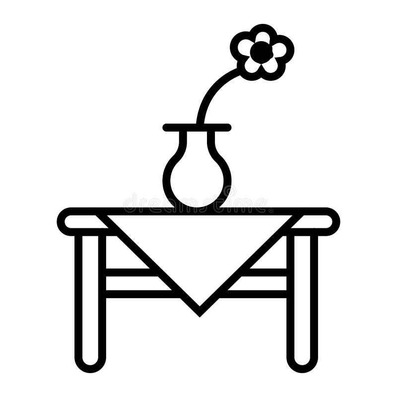 Tabelle blüht Ikone vektor abbildung Tabelle blüht Ikone vektor abbildung