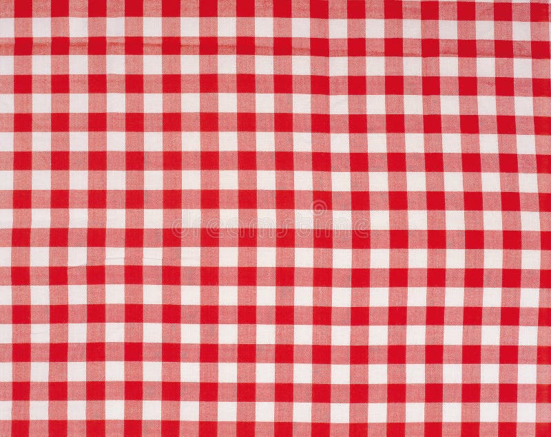 Red white grid cloth pattern. Red white grid cloth pattern