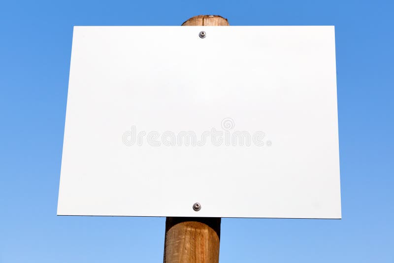 Tabellone per le affissioni vuoto fotografia stock