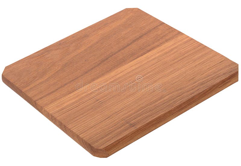Tabla de cortar cuadrada para la comida, aislada en el fondo blanco fotografía de archivo Tabla de cortar cuadrada para la comida, aislada en el fondo blanco fotografía de archivo