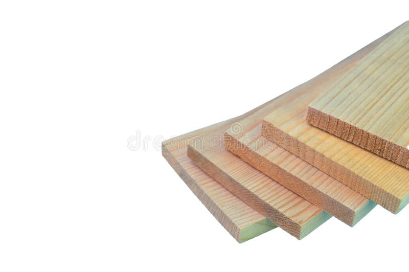 Tablas De Madera Aisladas En Un Fondo Blanco Foto de archivo Imagen