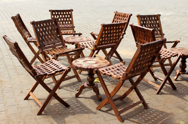 Table and chairs