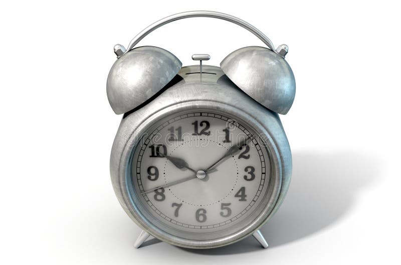 Table Clock stock illustration