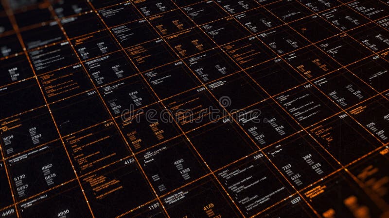 Table with crypto currency data changing online. Animation. Stock exchange market chart of ethereum on black background, seamless loop. Table with crypto currency data changing online. Animation. Stock exchange market chart of ethereum on black background, seamless loop